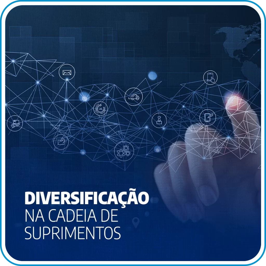 diversificação na cadeia de suprimentos