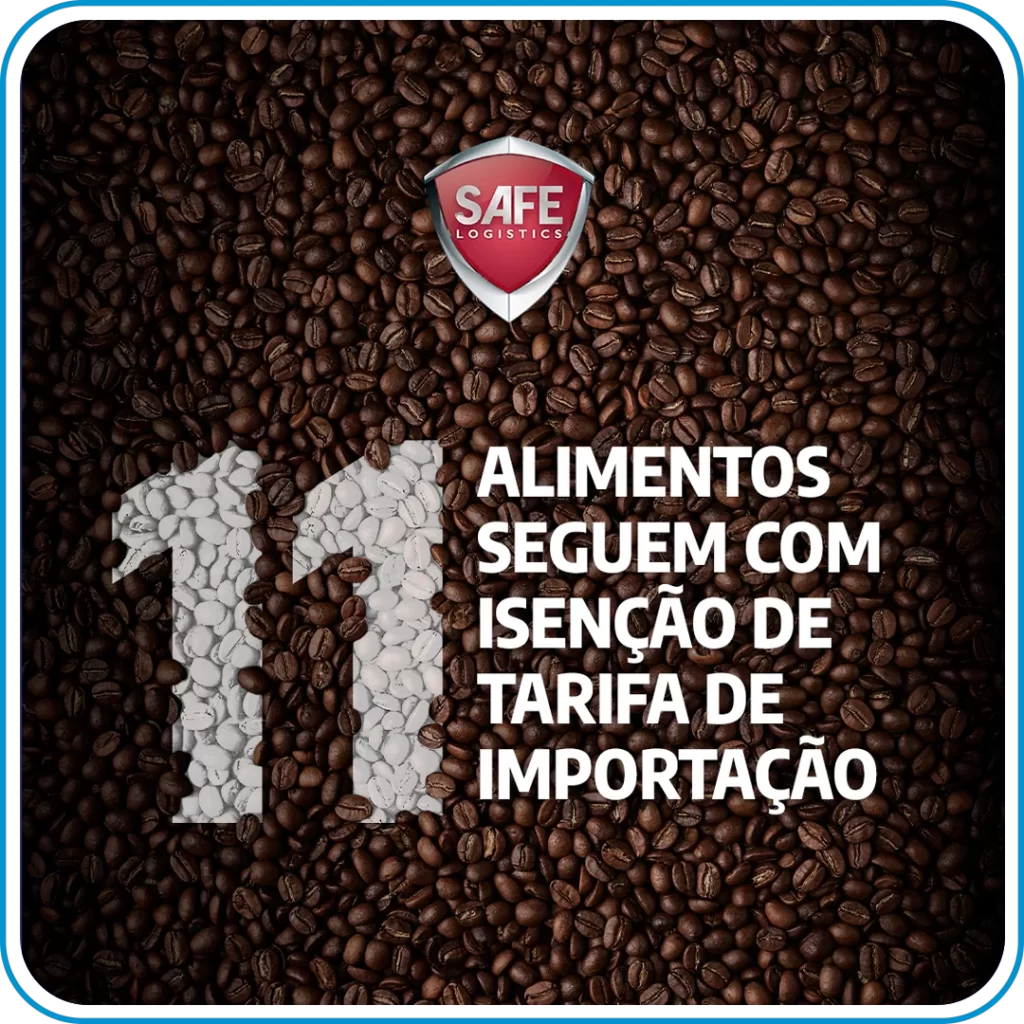 Isenção de Tarifa de Importação para 11 Alimentos